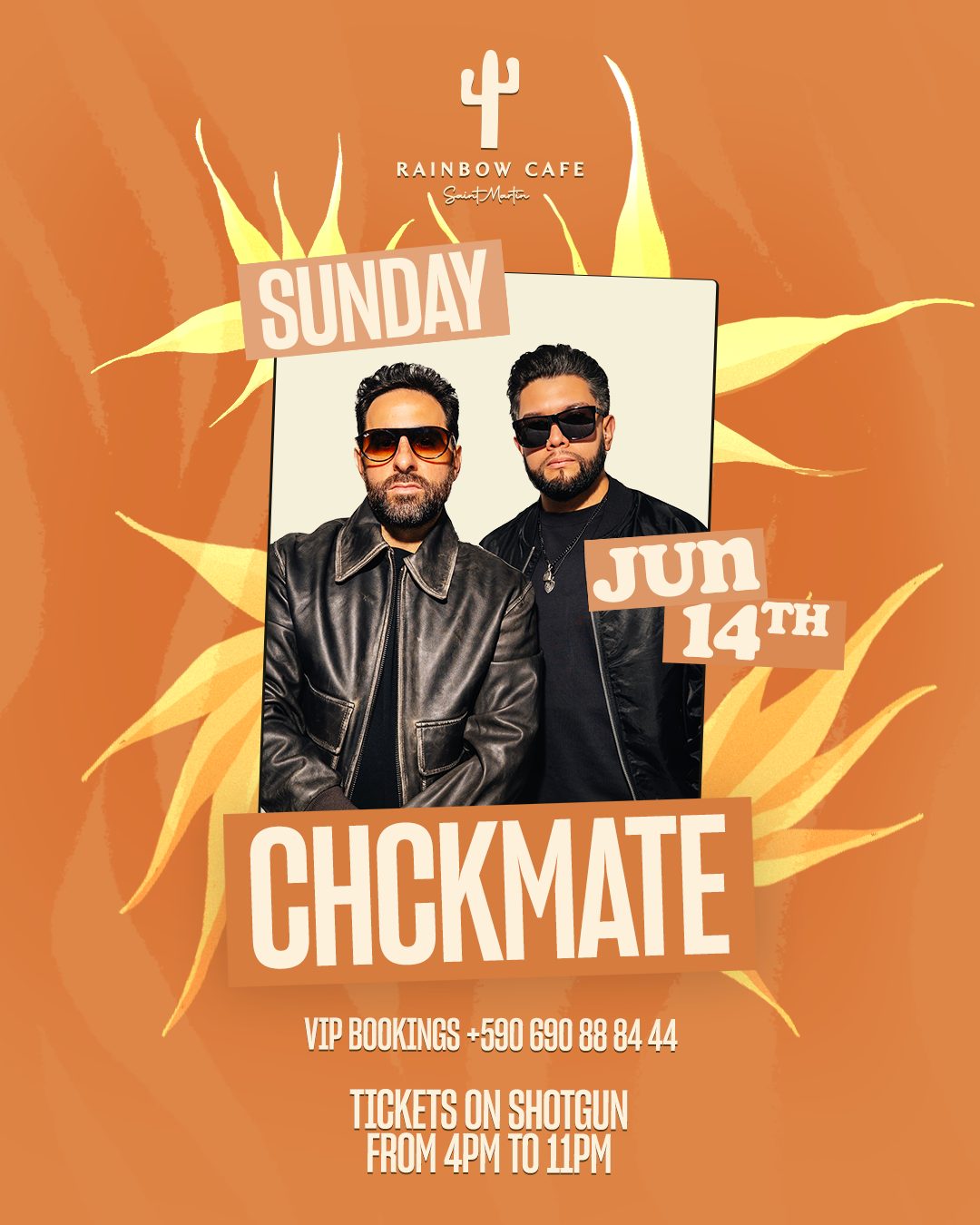 DJ Chckmate live at Rainbow Café Grand Case Saint-Martin