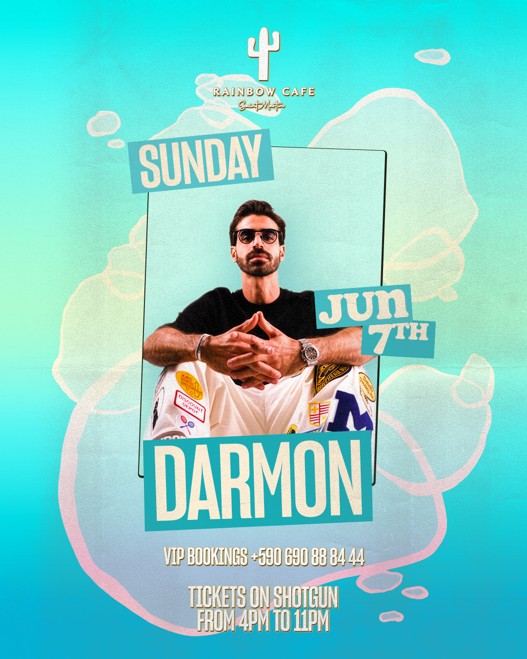 DJ Darmon live at Rainbow Café Grand Case Saint-Martin